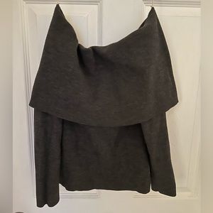 Grey off the shoulder sweater